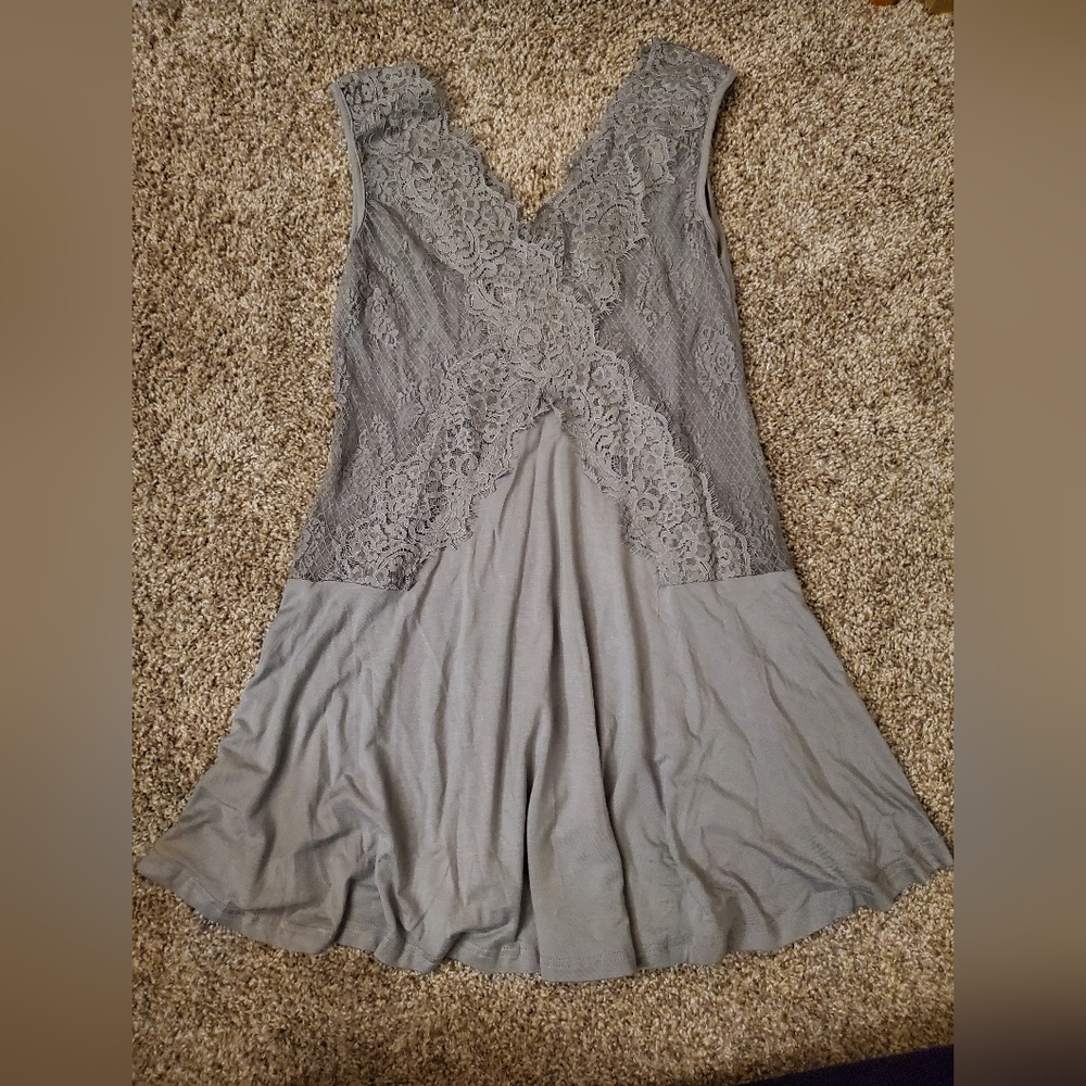 Gimmicks Grey Lace Tank